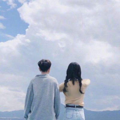 唯美情侣头像双人小清新浪漫高清图片