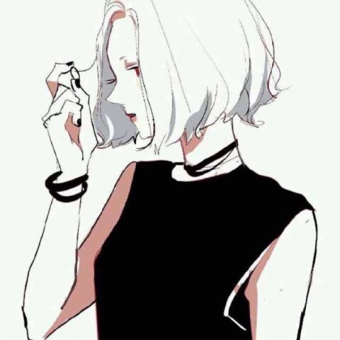 动漫情头一男一女两张高冷图片