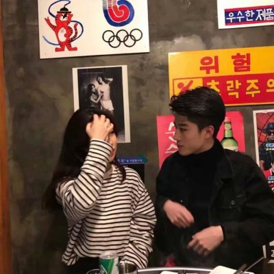 韩系情头双人人两张一对