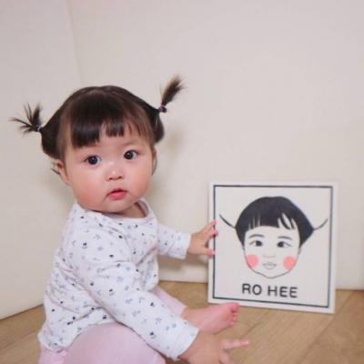 网红超萌小女孩头像ins