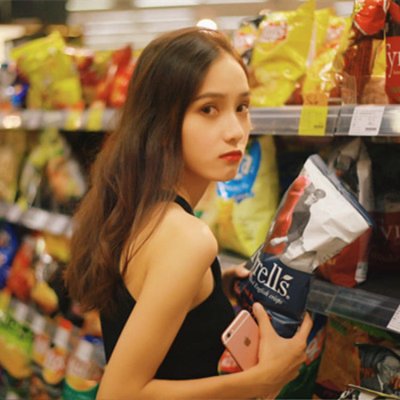 真人头像唯美女生