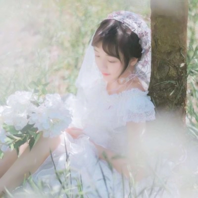 超仙婚纱女生头像