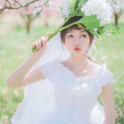 超仙婚纱女生头像
