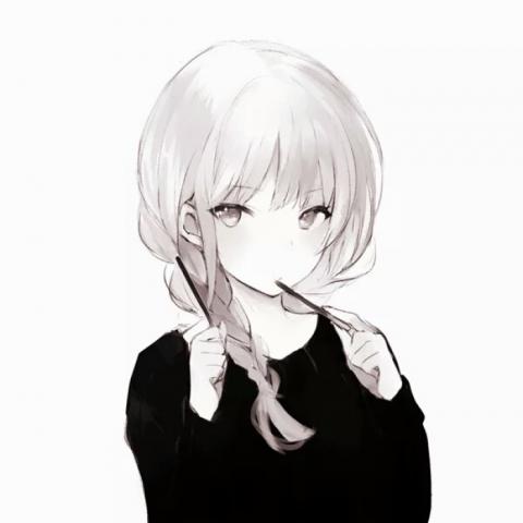 动漫情头一男一女两张高冷图片