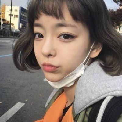 短发美女照片头像女生唯美