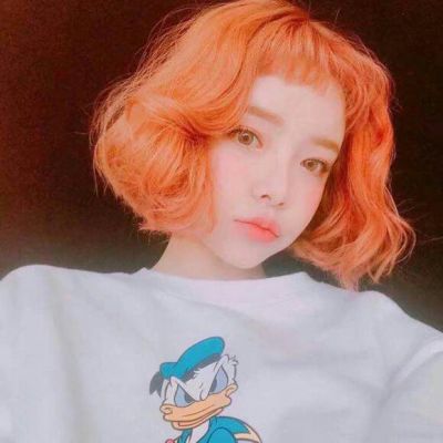 短发美女照片头像女生唯美