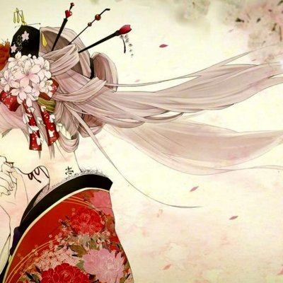 唯美伤感的古风头像女手绘图片