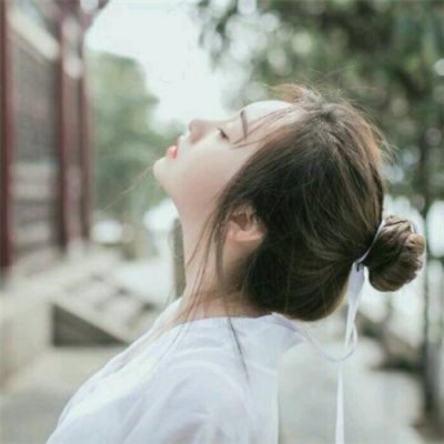 真人头像唯美女生