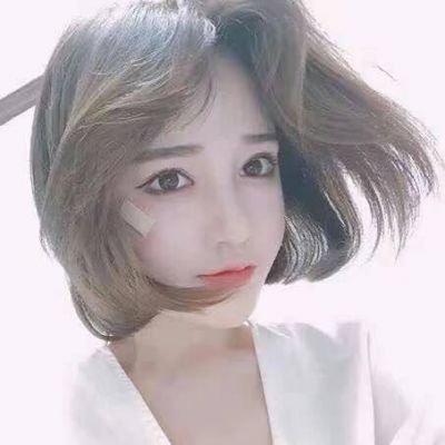 短发美女照片头像女生唯美