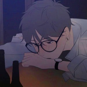 孤单孤独动漫男生头像图片