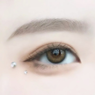 女生脸只露眼睛头像