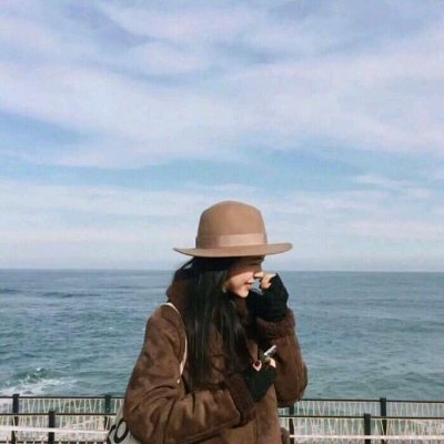 情头一对一男一女侧脸