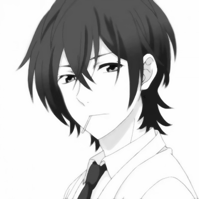 伤感男头黑白动漫控