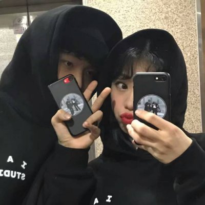 韩系情头双人人两张一对
