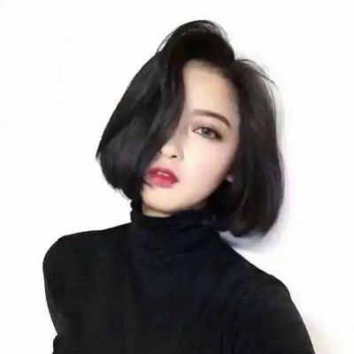 短发美女照片头像女生唯美