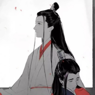 黑白系古风头像男