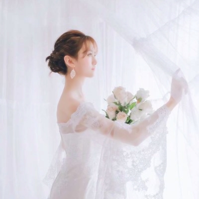 超仙婚纱女生头像