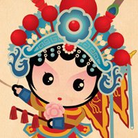 头像可爱卡通招财