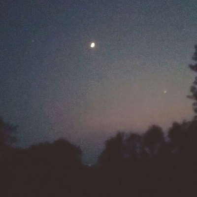 月亮风景治愈头像