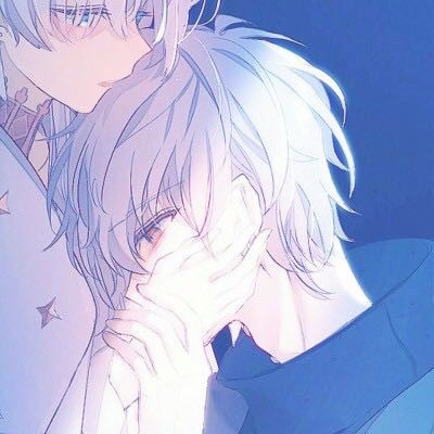 情头动漫甜一对两张
