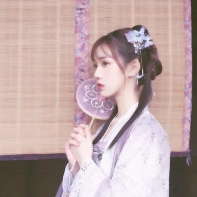 唯美高清古风真人女头像图片