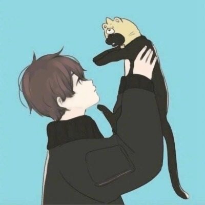 情头动漫甜一对两张