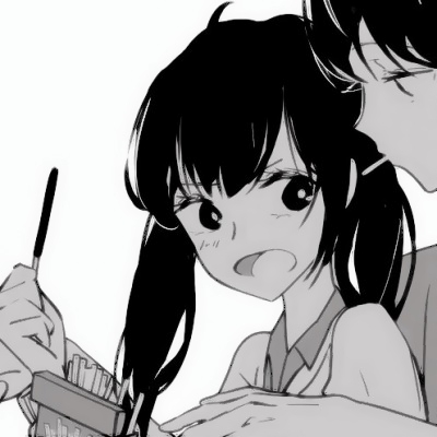 二次元漫画情侣头像一对