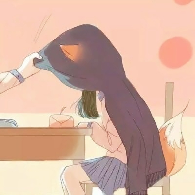 情头动漫甜一对两张