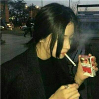 抽烟喝酒女生头像