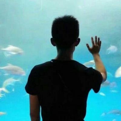 情头单人背影