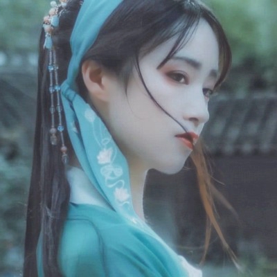 唯美高清古风真人女头像图片