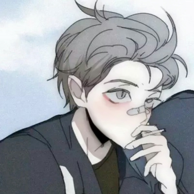 网抑云丧系动漫头像男生图片