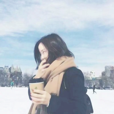 短发女生头像小清新意境高清图片