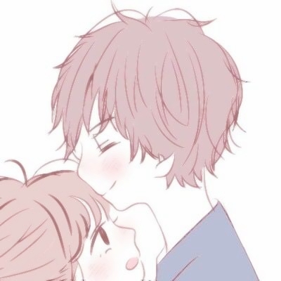 情头动漫甜一对两张