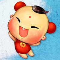 头像可爱卡通招财