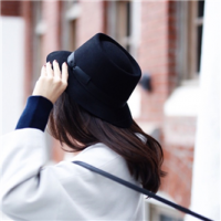 丧头像女背影带帽帅气图片
