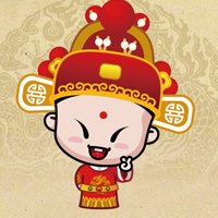 头像可爱卡通招财