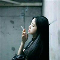 抽烟喝酒女生头像