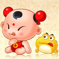 头像可爱卡通招财