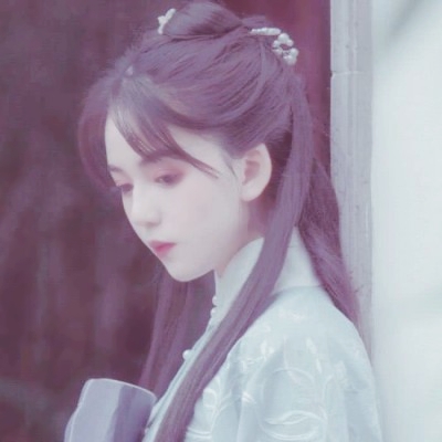 唯美高清古风真人女头像图片