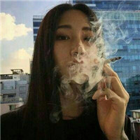 抽烟喝酒女生头像