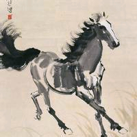骏马奔腾头像图片
