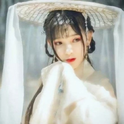 唯美高清古风真人女头像图片
