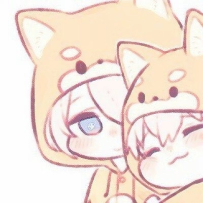 情头动漫甜一对两张