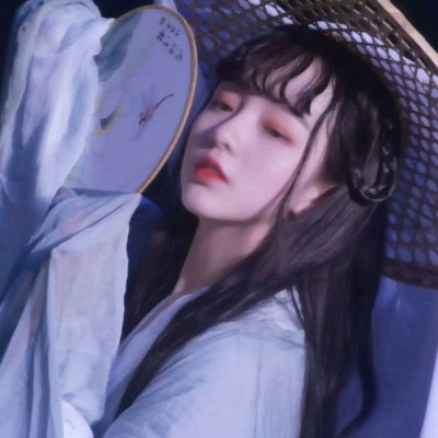 唯美高清古风真人女头像图片