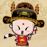 头像可爱卡通招财