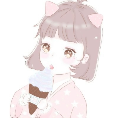 女生动漫头像少女心可爱萌粉色系图片