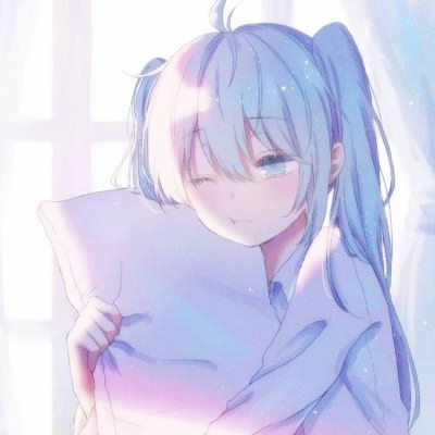 文艺头像卡通女生简单气质清新高清图片