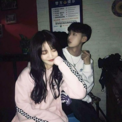 甜蜜的真人双人情头图片