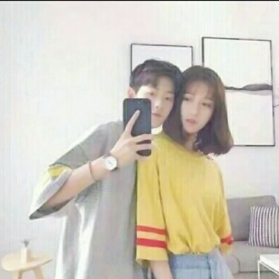 甜蜜的真人双人情头图片